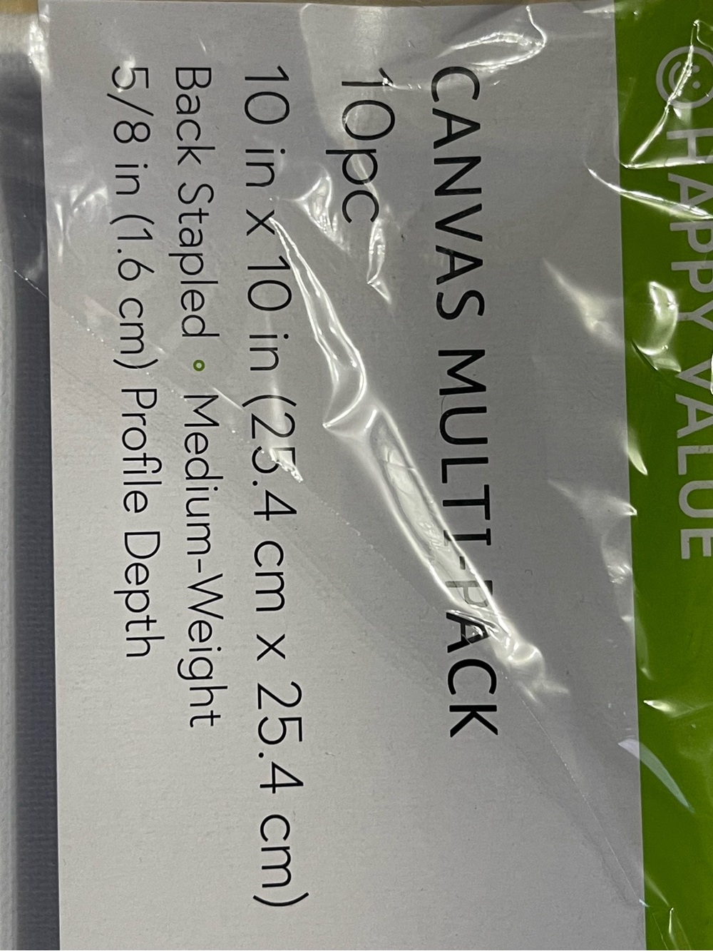Canvas Multi-Pack 8  - White Canvases 10x10
And open pour cups